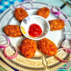 A picture of Mix veg kabab.