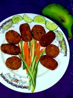 কাঁচা কলার কাবাব রেসিপির প্রধান ছবি