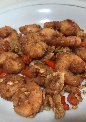 Foto resep [195] Udang Crispy Cabe Garam