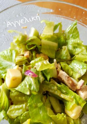 Φωτογραφία της συνταγής Σαλάτα μαρούλι με ψητό φιλέτο κοτόπουλο!!