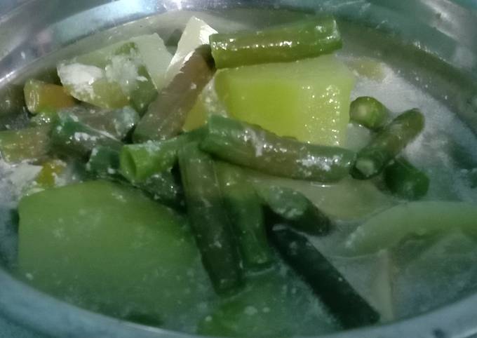 Bobor kacang panjang n labu