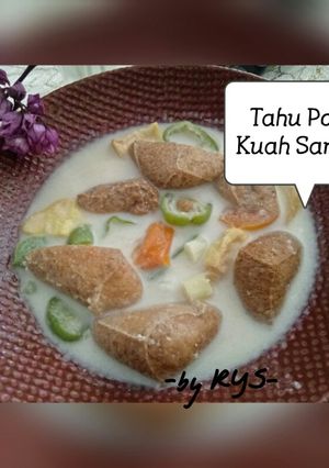 Foto resep Tahu Pong Kuah Santan