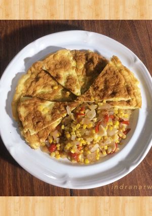 Foto resep Telur Dadar Saus Kecap Inggris