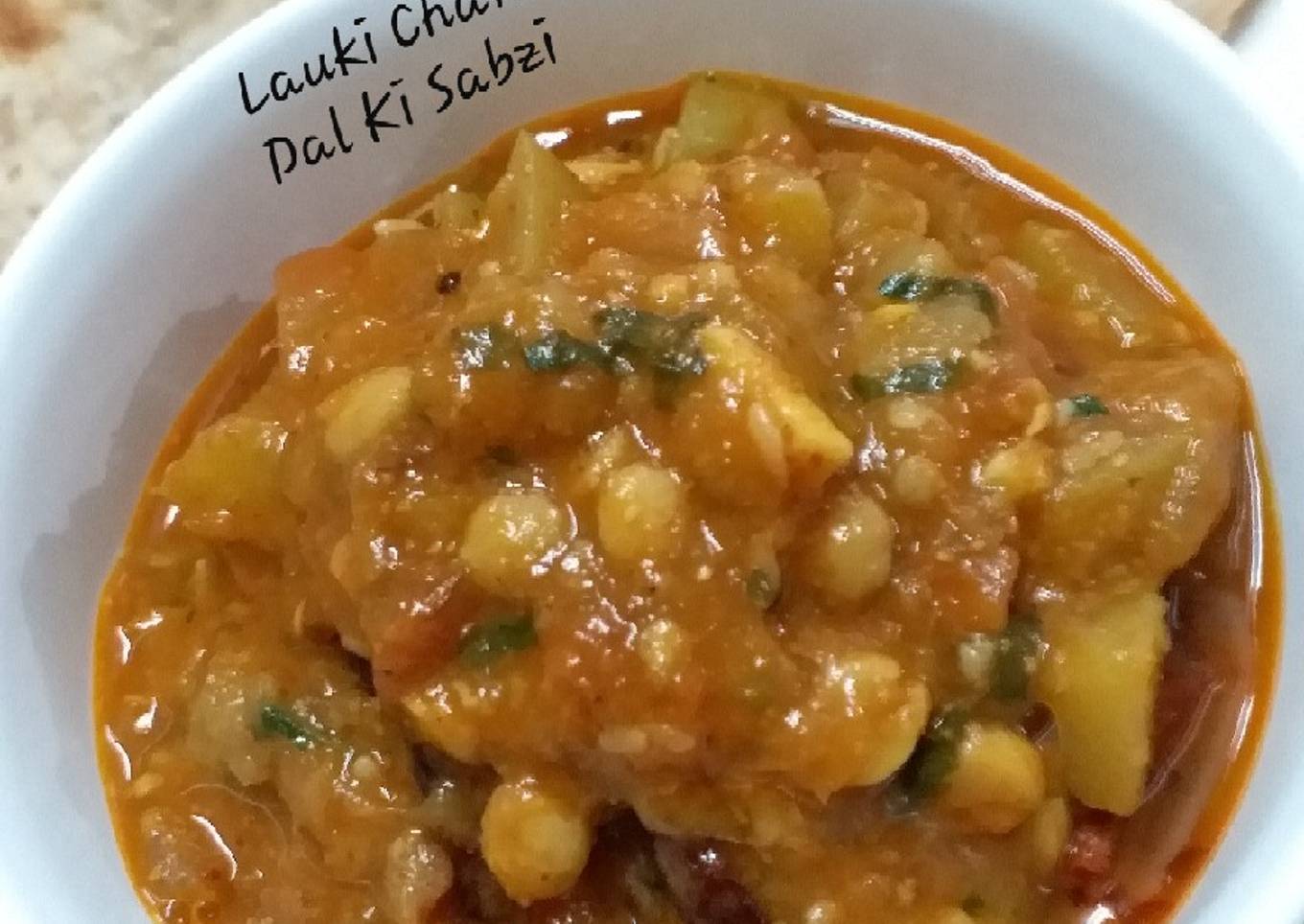 Lauki Chana Dal Ki Vegetable Instant Pot: