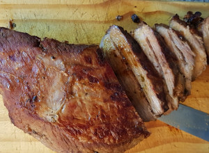 Una foto de Colita de Cuadril a la mostaza con Barbacoa al horno