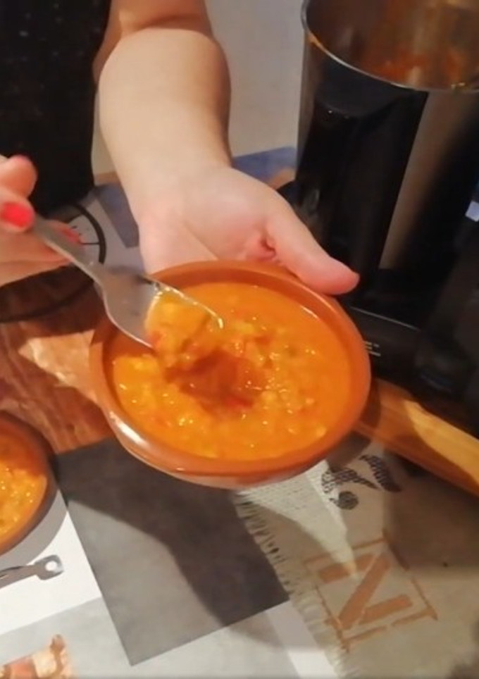 Una foto de Bacalao ajoarriero con Mambo