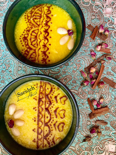 عکسی از دستور شله زرد