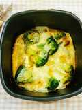Lazy Cook's Air-Fried Baked Broccoli Egg Custard