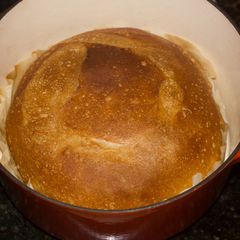 A picture of No knead bread.