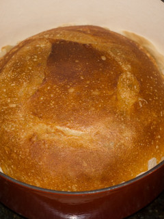 A picture of No knead bread.