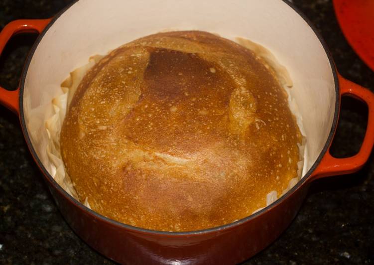 How to Make Homemade No knead bread