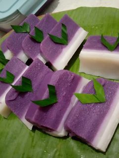Foto resep Kue lapis ubi ungu