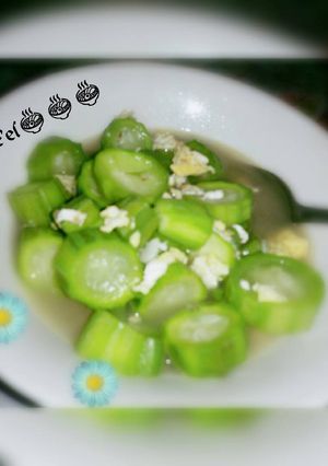 Foto resep Oyong with scramble egg