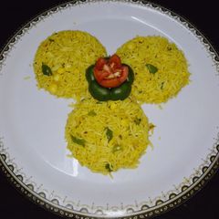 A picture of Corn pulao.