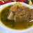 Sopa de patacón con costilla de res
