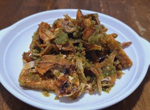 Foto resep Resep Ikan Asin Tempe Sambal Ijo Enak dan Bikin Boros Nasi