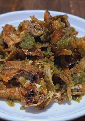 Foto resep Resep Ikan Asin Tempe Sambal Ijo Enak dan Bikin Boros Nasi