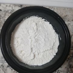 A picture of Homemade ricotta cheese.