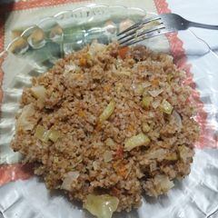 Bulgur with vegetables A picture of Bulgur with vegetables.