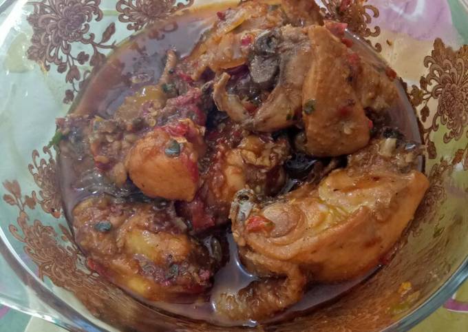 Ayam kecap pedas