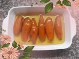 Boniatos zanahoria en almíbar