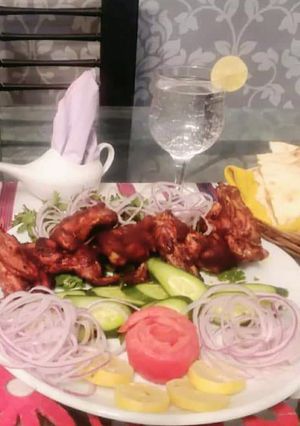 A picture of Chicken wings masala🍗 #fastfood.