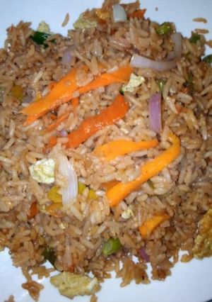 A picture of Egg fried rice.