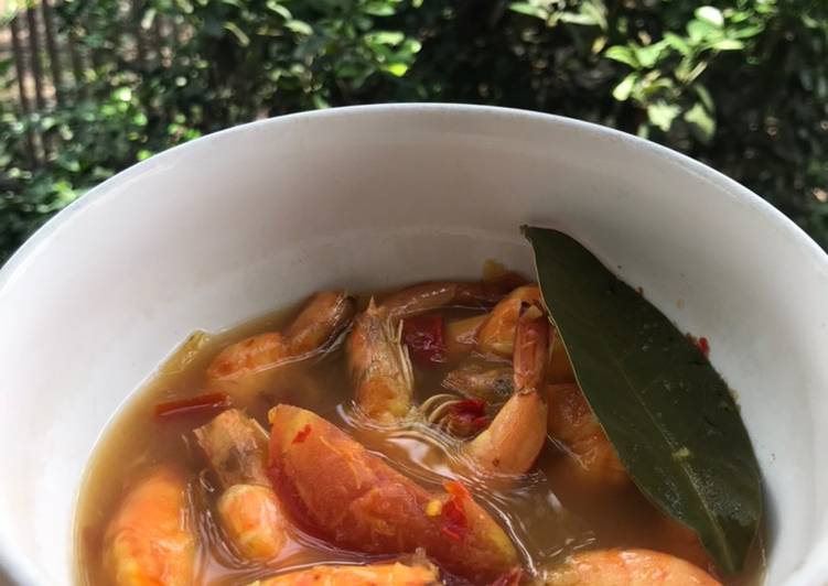 Resep: Pindang Udang Khas Palembang🦐 Kekinian