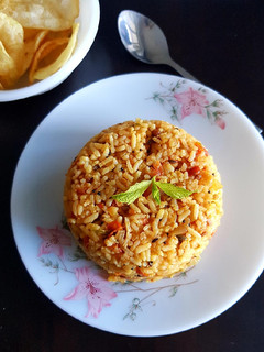 A picture of Tomato Rice.