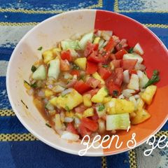 Easy Mango Salsa A picture of Easy Mango Salsa.
