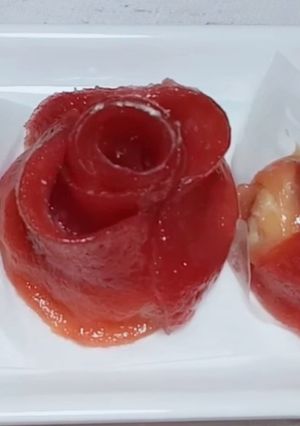 Hình của món Bánh há cảo hoa hồng.