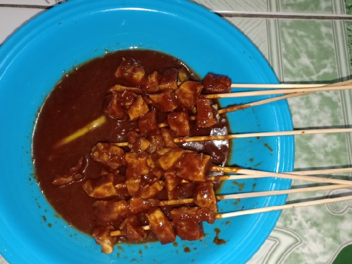 Resep Sate Ayam Bumbu Kacang super praktis yang Lezat