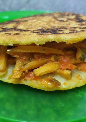 Una foto de Arepa de Arvejas sin harina ni huevo