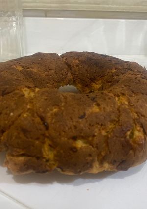 Una foto de Budín de harina integral, avena y limón