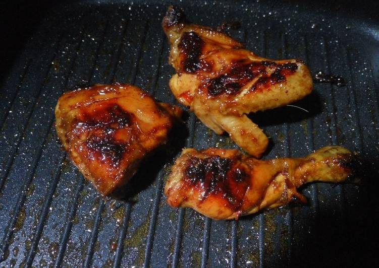 Langkah Mudah untuk Membuat Ayam bakar bumbu pedas by happy call yang Bikin Ngiler
