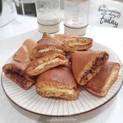 A picture of Terang Bulan Teflon (Sourdough Discard).