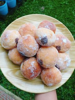 Foto resep Donat kentang/ donat bamboloni cokelat