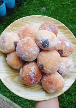 Foto resep Donat kentang/ donat bamboloni cokelat