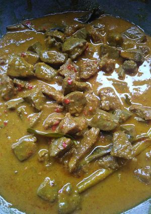 Foto resep Besengek daging + hati sapi (khas Belitung)