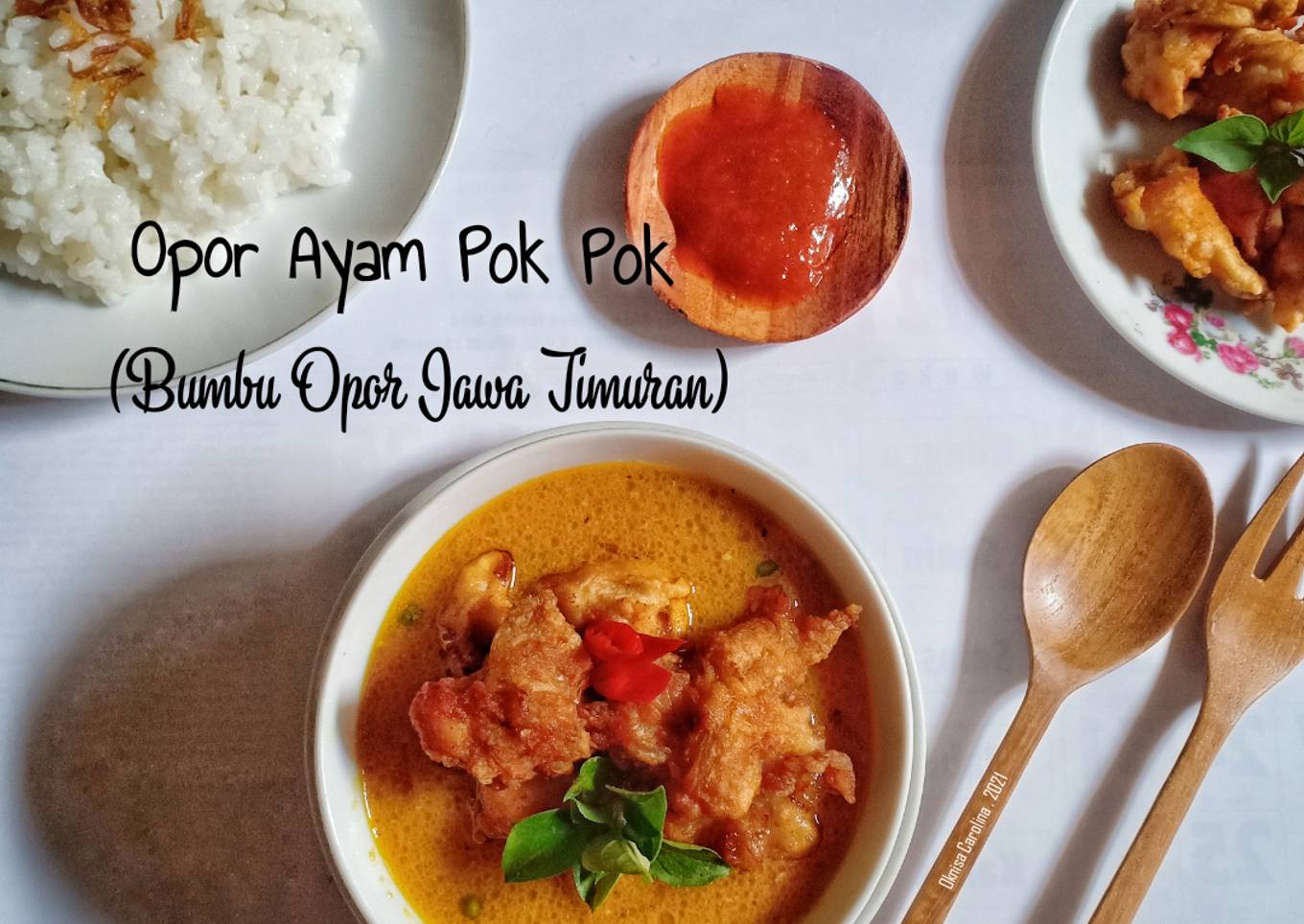 Opor Ayam Pok Pok (Bumbu Opor Jawa Timuran)