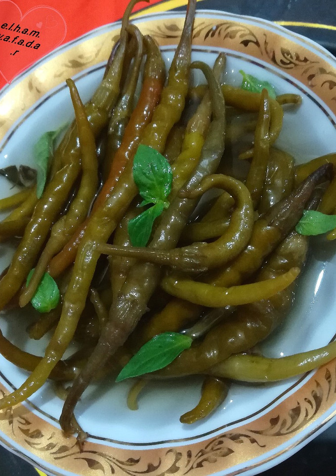 عکسی از دستور ترشی فلفل