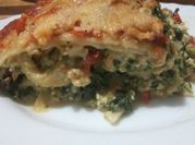 Una foto de relleno para lasagna