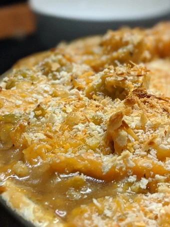 Easy Steps to Prepare Recipes Cottage pie dengan mac and cheese crust the So Delicious Delicious.