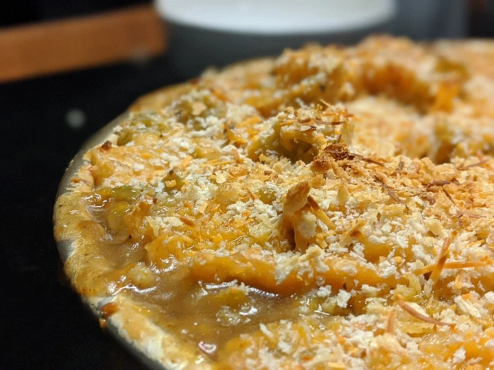 Easy Steps to Prepare Recipes Cottage pie dengan mac and cheese crust the So Delicious Delicious.