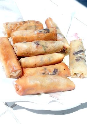 Foto resep Lumpia goreng isi jamur