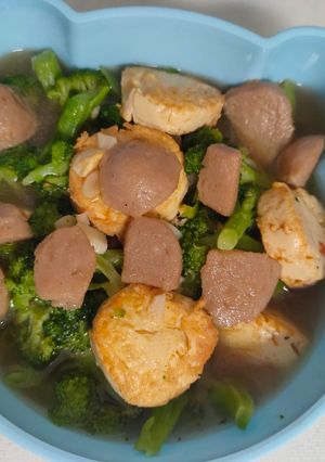 Foto resep Cah Brobato saos tiram (BROkoli BAso TOfu)