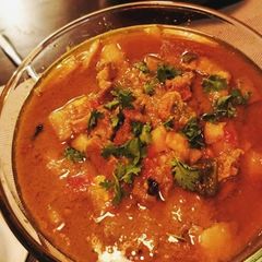 A picture of Agbert's pork curry.