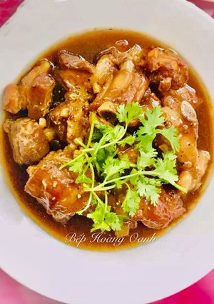 Hình của món Sườn Ram Chua Ngọt.