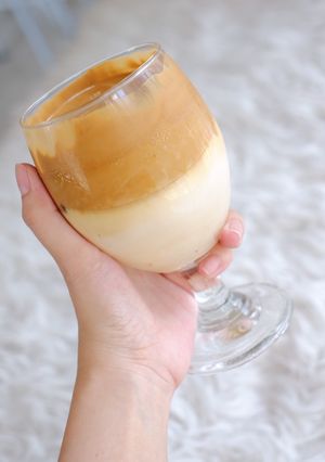 Foto resep Dalgona Coffe Brown Sugar Tanpa Mixer dan Wisk