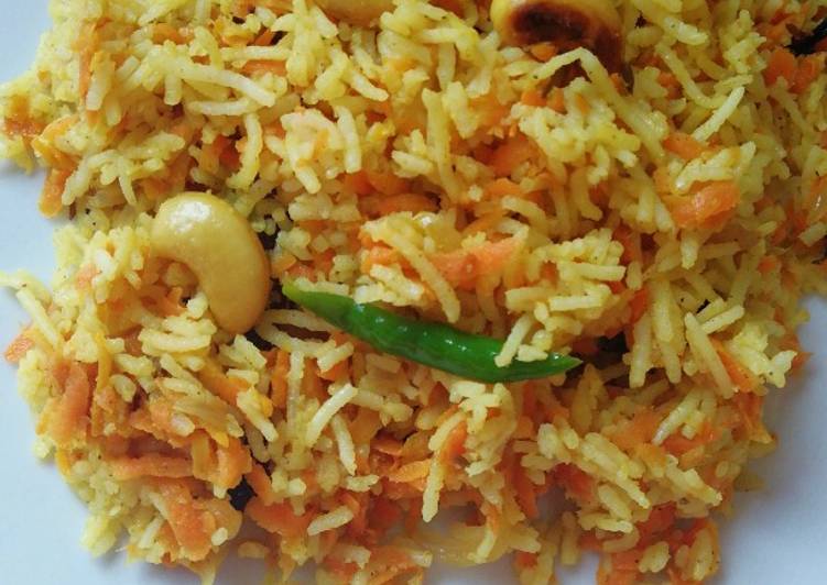 Easiest Way to Make Award-winning Carrot 🥕 biryani